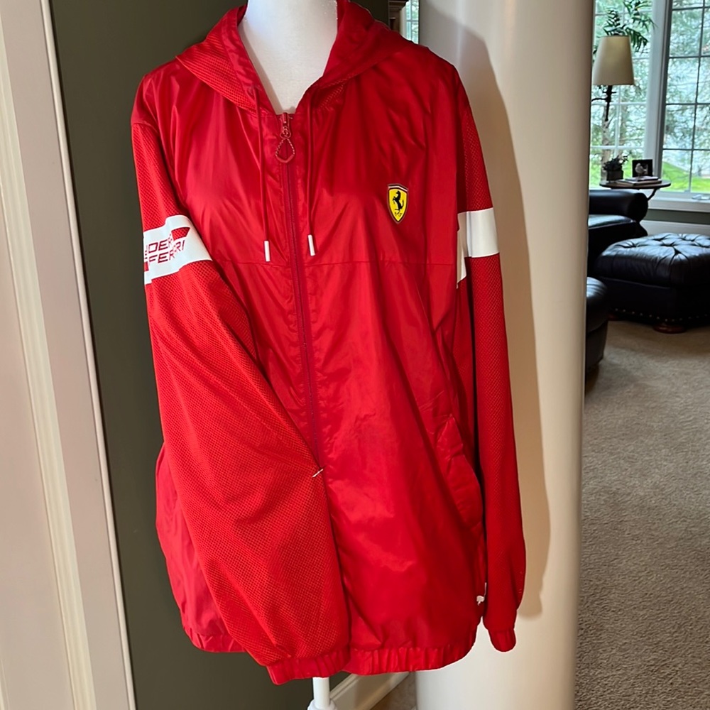 Puma Ferrari wind jacket .  Men’s XL